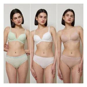 Wonderbra 푸쉬업 밴드 노와이어 브라팬티 6종세트 택 1 740257