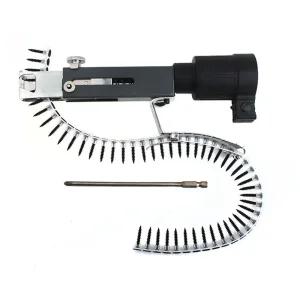 연발 나사 피스건 드릴호환 자동드라이버 매거진 전동드릴 리 충전 스크류 리튬배터