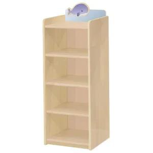 자작나무사물함/4인용/원목선반/고래/일자