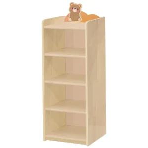 자작나무사물함/4인용/원목선반/곰돌이/구름