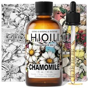 양초용 하이킬리 카모마일 향수 오일, 비누 만들기, 오일 디퓨저 사용, 바디 로션, 세탁 건조기 볼에 추가 - 1 Fl Oz