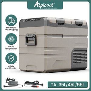 차량용 냉장고 카라반 화물차 캠핑 Alpicool 모바일 대용량 속도 냉각 스마트 가정 TA35 TA45 TA55 TAW45 TAW55