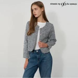 라운드넥 트위드 하객 자켓 (NP3JK016L0)