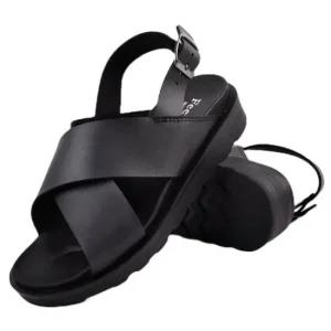 3.8CM 굽 높이 쿠션감 있는 남자 검정 샌들 여행준비선물 남자여름샌들 남자쪼리샌들 남성골프화