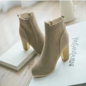 우드굽 부츠 첼시부츠 여성 워커힐 앵클부츠 부티힐 다우리협력업체02 워커힐
