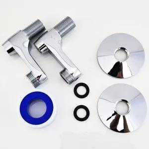 수전 편심 유니온 니플 수도꼭지 연결 부속 (왕 테프론 포함) 대