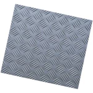 무늬철판 체크 패턴 논슬립 건설 현장 알루미늄판 철판 - 2.0x500x500mm