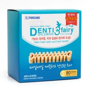 [포켄스] 덴티3페어리 S 소형견용 80p 구강관리 덴탈껌