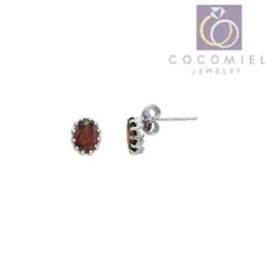 레드 스톤 S-21-E 귀걸이 은귀걸이 패션귀걸이 이어링 은귀걸이 순은귀걸이 925실버귀걸이