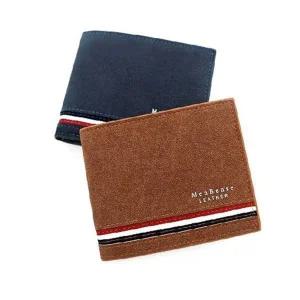 깔끔한 남성 지갑 동전 지퍼 카드 포토 포켓 반지갑-WE36E37