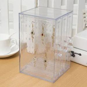 투명 아크릴 귀걸이 정리함 투명 기본형-W259D06
