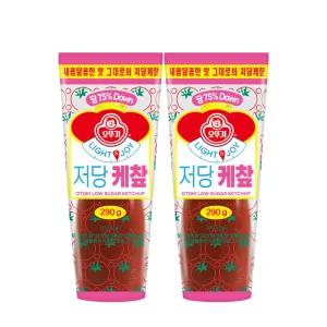 오뚜기 LIGHT&JOY 저당 케찹 290g X 2개 저칼로리 소스