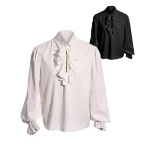 유럽 중세시대 남성 의상 연극 뮤지컬 공연 할로윈 귀족 블라우스 코스프레