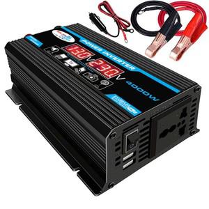 자동차 전원 인버터 LED 디스플레이 300W 12V  220V/110V 변환기 충전기 어댑터 듀얼 USB 전압 변압기