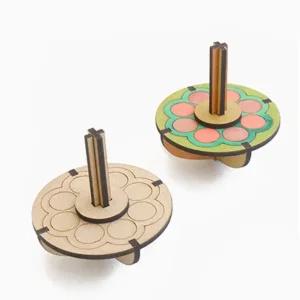 고품질 겨울 전통놀이 나무팽이 만들기키트 (문양팽이B) (W9CA79D)