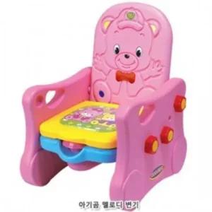 쿠쿠토이즈 아기곰 멜로디변기 아기변기 유아배변훈련 유아화장실 캐릭터자변기 음악변기