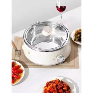 대용량 전기냄비 다용도 스텐 멀티쿠커 분리형 304 4L 내뚜껑 전골냄비