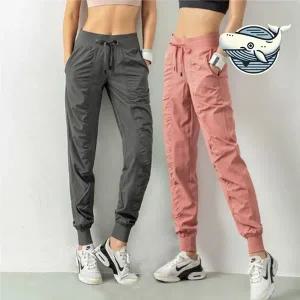 [콩심팥심]여성 배기핏 쿨링 조거팬츠 핏한 요가 트레이닝