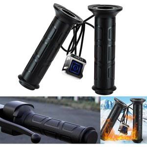 ATV UTV 잠금식 열선 그립 할리 혼다 호환 가와사키 야마하 핸드 워머와 12V 핸들