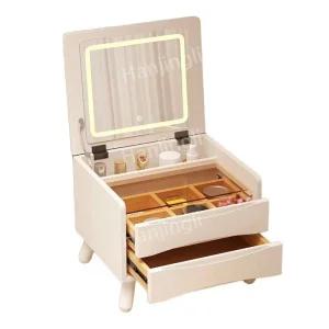 간이 화장대 틈새 좌식 접이식 원목 수납장 수납 원룸 미니화장대 보관함 정리함 엔틱