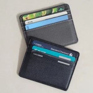 남성 얇은 미니 카드지갑 교통카드 신용카드 서원뜰