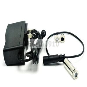 초점 조절 가능 바이올렛 블루 레이저 도트, 라인 크로스 모듈, 5V AC 어댑터 포함, 405nm, 20mW