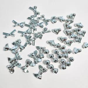 [리꾸리꾸] 키링제작 악세사리부자재 키링부자재 실버 포인트 리본 원형 하트