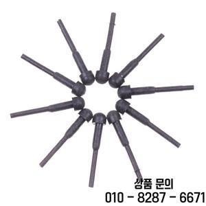 고무 헤어 가위 소음기 살롱 이발사 핸들 꼬리 교체 액세서리 스타일링 도구 10 개