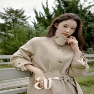 울함유 (MADE/첫눈날입고싶은코트1위/브랜드공정) 모네아 헤링본 벨티드 핸드메이드 롱 코트 ct1666