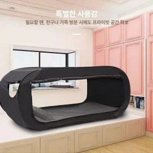 캠핑 야외 침대 위풍 학생 난방텐트 방풍차단 기숙사 경량 합금 차박용 알루미늄 초경량