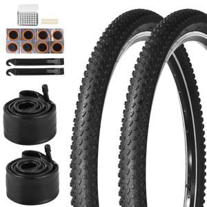 eesport 27.5x2.125 산악 자전거 타이어 튜브 세트, 27.5 x 2.125
