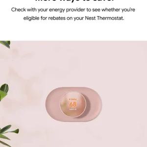 구글네스트 보급형 스마트 온도조절기 온도 허브 세대 네스트 Snow