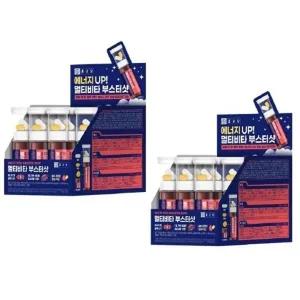 [종근당건강] 종근당 멀티비타 부스터샷 20ml x 12개입 2박스 액상 비타민 물없이 마시는 올인원 에너지 업