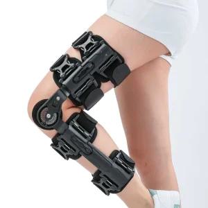 각도조절 무릎 지지대 보행 고정 보조기 등산 아대 깁스