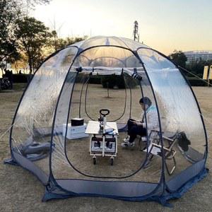 실외 별채 야외텐트 볼버블하우스 투명텐트 겨울보온캠핑몽골빵