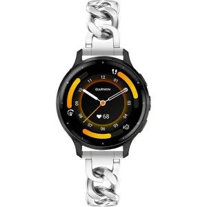 가민 스트랩 스마트워치 밴드 시계줄 호환 금속 18mm 시계 여성용 Garmin Venu 3S/Forrunner 265S와 호환되