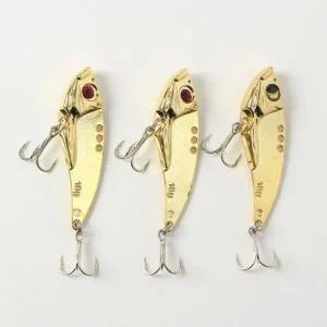 [골드스마일]루어낚시 메탈 바이브 3p세트 18g 골드 갈치 메탈지그