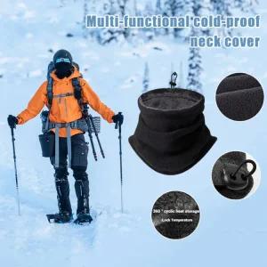 칼라 캠핑용품 마스크 터 겨울용 커버 따뜻한 방풍 유니 니트 하프 넥 야외 스키 방한 스포츠
