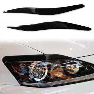 블랙 1 2006202 장식 라이트 용 쌍 커버 스티커 튜닝품 밝 눈썹 IS300 IS250