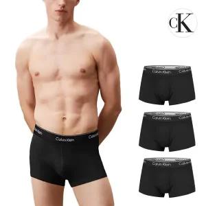 캘빈클라인 CK 언더웨어 마이크로파이퍼 스트레치 남자 드로즈 속옷 3팩 세트 NB4409-UB1
