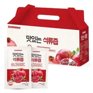 대용량석류즙 100% 석류즙 70ml x 100포 착즙원액 무첨가 대용량 파