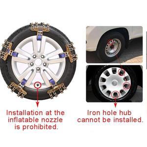 145-215mm 타이어 용 범용 스틸 트럭 자동차 바퀴 스노우 체인 벨트 겨울 미끄럼 방지 차량 SUV 휠