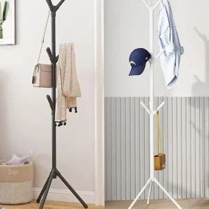 틈새 옷걸이 거치대 스탠드형 슬림형 원룸 조립식 스탠드 행거 현관 방문 9구