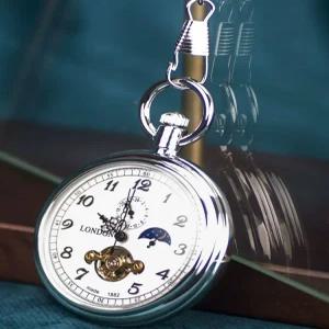 태엽시계 회중시계 빈티지 포켓워치 오토매틱 엔틱 사진 시계목걸이 주머니 아날로그 복고풍 기