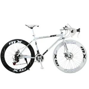 초보자용 24인치 사이클 로드자전거 라이딩용 출퇴근 화이트블랙화이트 40T