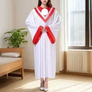 정장 교회 가운 성가대복 찬양대 합창 성가복 헌금 레드 S