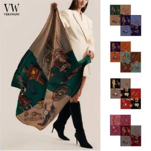 베라왕 CLEA 양면 울실크 숄