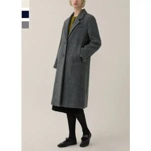 [리스트](광주신세계) 울 테일러드 투버튼 롱 코트