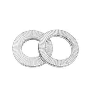 이중 접이식 자동 잠금 와셔 톱니 모양 웨지 안전 스페이서 개스킷 M3 M4 M5 M6 M8 M10 M12-M42 304/316/65