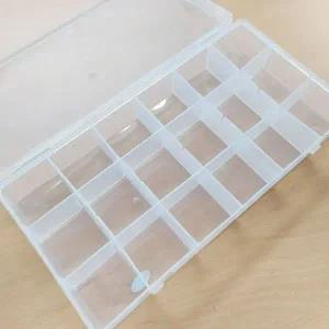 파츠수납함 액세서리 네일 칸막이분리 효율적인 공예비즈통 18구